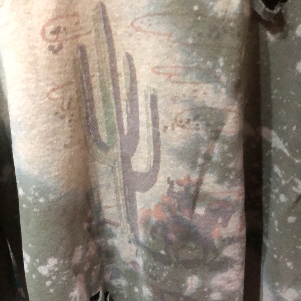 Cactus Print Sweat shirt‎